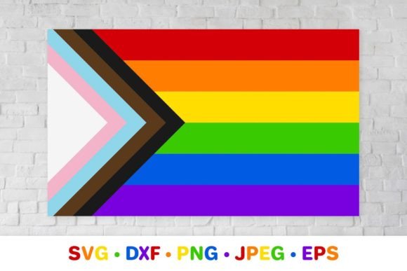 Download LGBTQ Progress Pride Rainbow Pride Flag. - Rainbow pride Collection