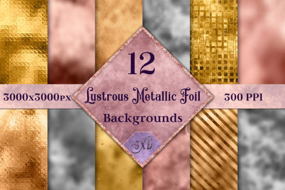 Download Lustrous Metallic Foil Backgrounds - Premium Resources